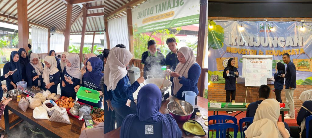 Sesi Praktik Politeknik Kaltara saat Kunjungan